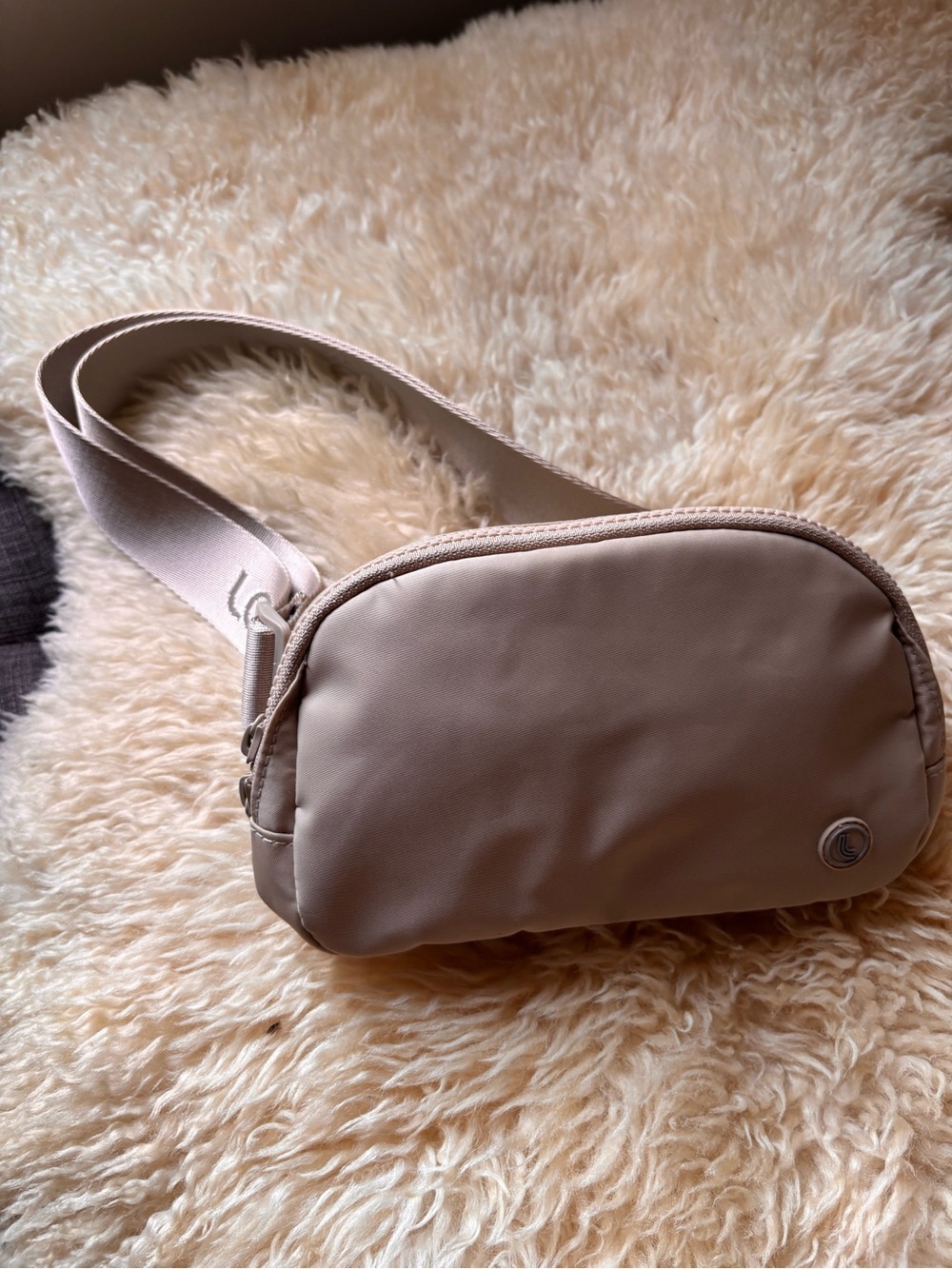 Lole Beige Crossbody Bag - Minimal Everyday Sling